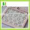 Wholesale Custom Cheap Price Silver 3D Nail Sticker