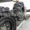 Solid skid steer loader tires