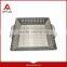 8.5''non- stick quare BBQ grill topper,bakeware,fry basket with handle,roaster tools