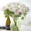 New design silk peony artificial flower for flower arrangement