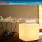 outdoor led stool/ glowing storage container/color chaning outdoor planter/light up cube/ led book shelf