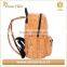 custom new cork portugal bag backpack waterproof cork vegan backpack