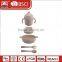 Lovely Design Wheat Fiber Children Tableware Set With Spoon And Fork Passed EU Standard
