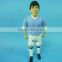 Custom soccer figure,3D cartoon soccer player figure,OEM lifilike soccer player action figure