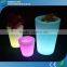Garden Water Drainage RGB Colors Waterproof LED Flower Pot