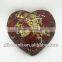 Gift Set Crackle Mosaic Iridescent Glass Hearts