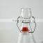 colorful spray colored glass table beer bottle with swing top lid