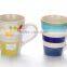 2015 New design hot selling colorful ceramic coffee cup with handle for drinking