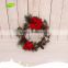 GNW CHWR-1605048 Wholesale Red Berry Christmas Wreath rings for Christmas Decoration
