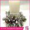 Factory direct sales Christmas candle garland decorative wreath