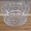 clear glass candle bowl cup