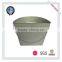 2016 Hot Sale Mini Oval Painted Galvanized Flower Pot Mini wall plant pots for kids