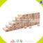 Wholesale 51 PCS educational baby stacking bricks game funny wooden stacking bricks game toy kids wooden blocks W13D149