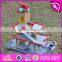 2017 new products children parking toy small wooden toy garage W04B047