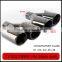 auto tuning stainless exhaust tips laser M polish for bmw
