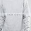 2016 High Quality Custom Long Sleeve Without Hood Crew Neck Grey Men's 80% Cotton 20% Polyester Casual Pullover Sweatshirt