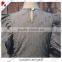 high quality girls grey top gold front chest lace dress