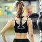 Wireless push up sports bra in 2017 sexy plain yoga tops