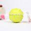 Colorful Bite resistant ruber dog tooth cleaning ball toy, dog chewing ball