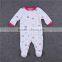 Wholesale Baby Pajama 100% Cotton Footed Design Baby Rompers for Girl Clothing
