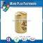 Made in Taiwan Black Phosphate Solid Brass Zinc Plated Off Cross Dowels Barrel Furniture Nut