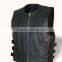 MEN'S LEATHER MOTORBIKE VEST