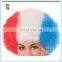 Patriotic Red White Blue Cheap Synthetic Football Fan Party Wigs HPC-0015