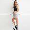 2016 Baiyimo custom women cotton casual drawstring tie sport mini skirt for baby girls