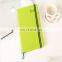 2018 wholesale customized colorful notepad OEM A4/A5/A6 pu leather notebook logo printing with elastic band