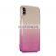 2017 Color Gradual Change Ultra Slim Transparent Soft TPU Back Cover Case for iPhone X