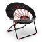 Bungee Dish Chair Round Bungee Chair Folding Comfortable Lightweight Portable for Indoor Outdoor Events