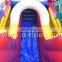 Inflatable bouncer with slide for children jumping