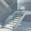 Indoor Stair U Channel Balustrade Aluminum Glass Railing