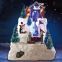 led village with lighting  Play Snowman Polyresin Christmas House Decoration