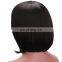 short silk straight wig for yong lady and women bob wigs with bangs