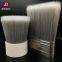 white and grey crimped synthetic brush filament