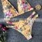 Printed Women Bikini Swimsuit Push Up Biquini maillot de bain Flower Printed Swimwear Girls Bathing Suit Banadores Mujer Trikini