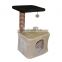wholesale on alibaba,a brown paw shape printing cat furniture and scratcher