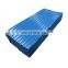 Cheap price 10 16 22 ft blue color corrugated metal building ppgi roofing panels for Uganda