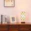 LED Light,Wood Table Lamp with USB Charging Ports,Chargeable Desk Lamp,Bedside Night Light