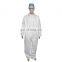Painters  beauty salons  cleaning companies use white color Dustproof and breathable pp disposable coveralls without hood