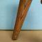Classic Solid Wood Leg With Castor HW-AP006 Black Castor Leg Furniture Parts