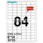 SINMARK Matte surface 30*20mm large format self adhesive paper