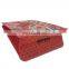 plastic food packaging bag for snack with window customized printed flat bottom