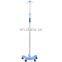 High Quality Portable hospital IV pole stand infusion pole Stand Adjustable Height