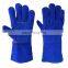 High quality rugged wear long sleeve cowhide safety protection leather  welding gloves working