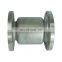 Stainless Steel 304 Water Flow Control 4 inch Vertical Spring Loaded flange connection Check Valve