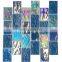 4mm iridescent glass mosaic tiles for swimming pool G447001
