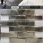 Silver Metal Mosaic Tile Stainless Steel Mix Copper Metal Mosaic Tile for Restaurant Decoration