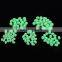 Wholesale Fishing Accessories Green Beads Space Fishing Float Bobber Luminous Soft Beans Fishing Line Stopper